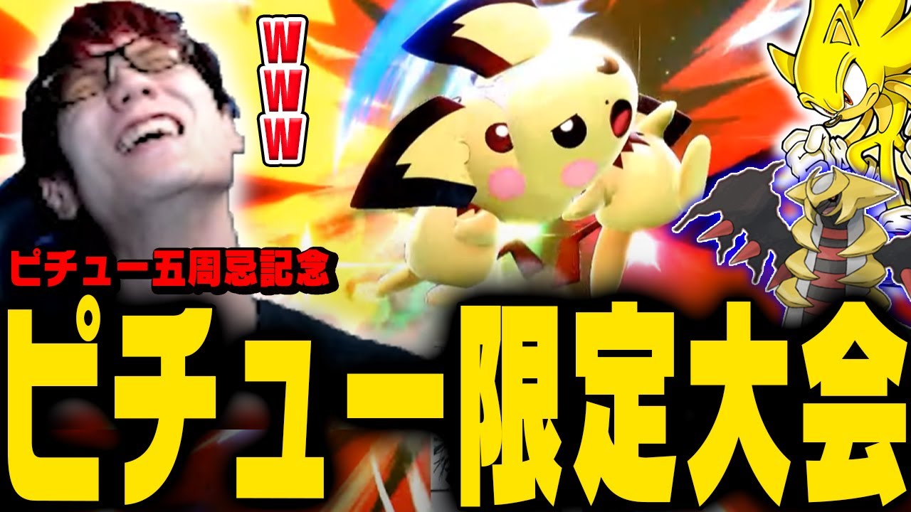 【五周忌記念】特殊ルールのピチュー限定大会が熱すぎた！【スマブラSP】