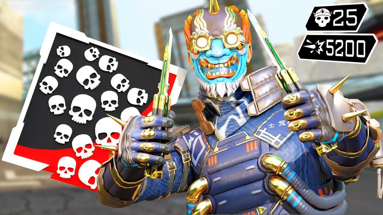 オクタン25キル5200ダメージ【APEX LEGENDS】
