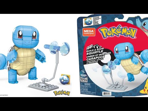 『ポケモン』ブロック玩具“メガコンストラックス”にゼニガメが登場。みずでっぽうを繰り出すシーンも再現可能