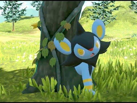 【アルセウス】木に埋まるルクシオ