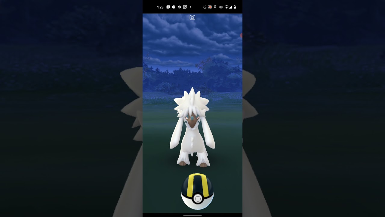 【ポケモンGO】トリミアンをワンショット・エクセレント・カーブスローでゲットしただけの動画 1170XP ＃SHORTS