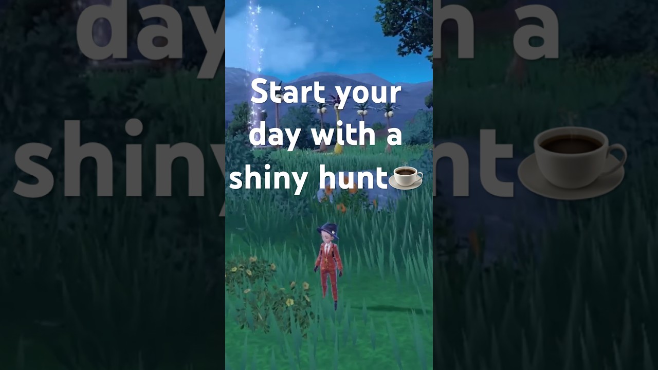 Start your day with a shiny hunt: Alolan Exeggutor. #shinypokemon #pokemon #shorts