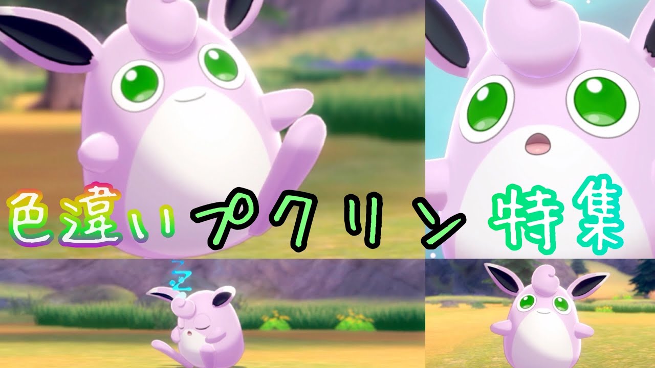 【ポケモンキャンプ#41】可愛い &カッコいい色違いプクリン特集♡ Shiny Pokémon