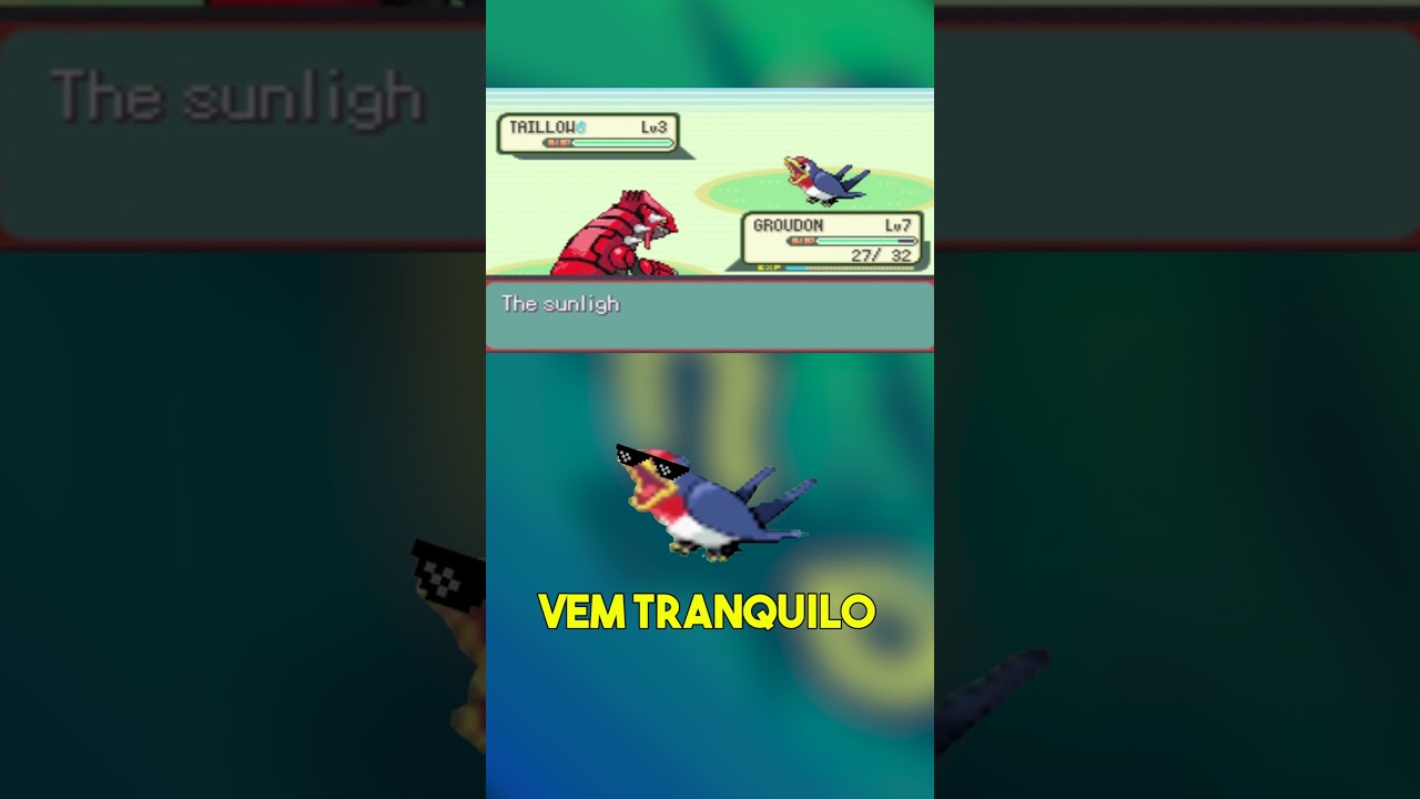 O DIA QUE UM GROUDON PERDEU PARA UM TAILLOW NÍVEL 3