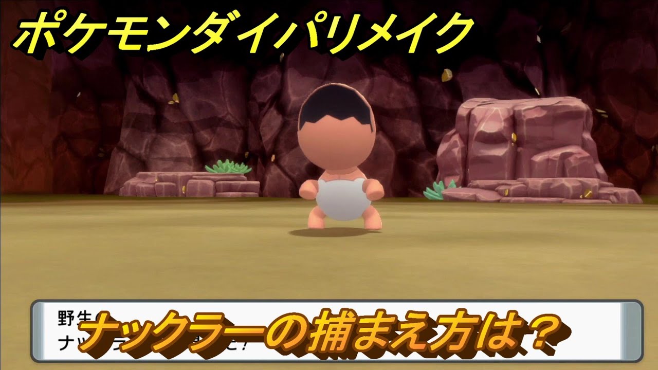 ポケモンダイパリメイク　ナックラーの捕まえ方は？出現場所は？　最新版【ブリリアントダイヤモンド・シャイニングパール】