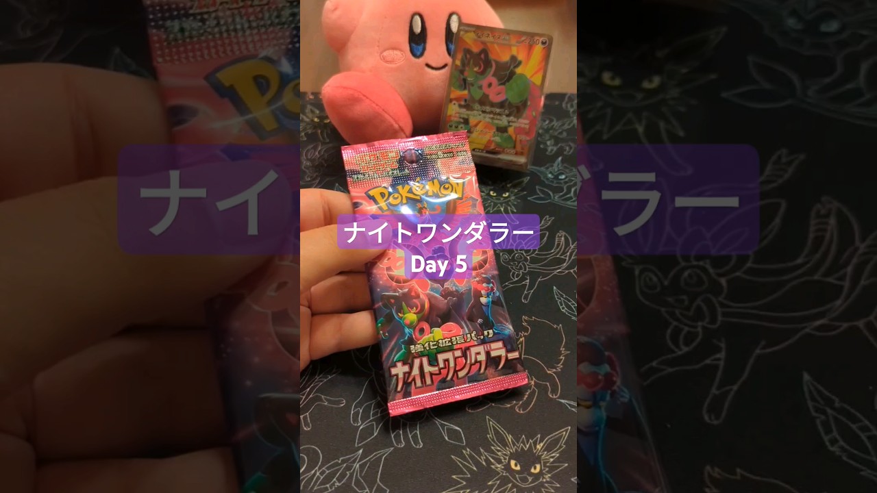 ナイトワンダラー Day 5 #ポケカ #pokemoncards #night #wanderer
