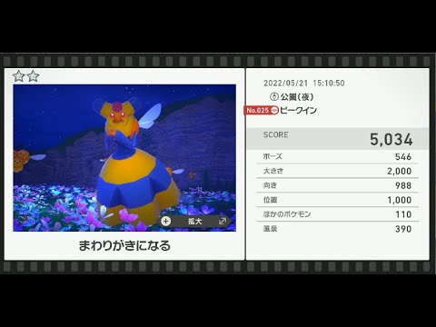Newポケモンスナップ　★2ビークイン【5034】