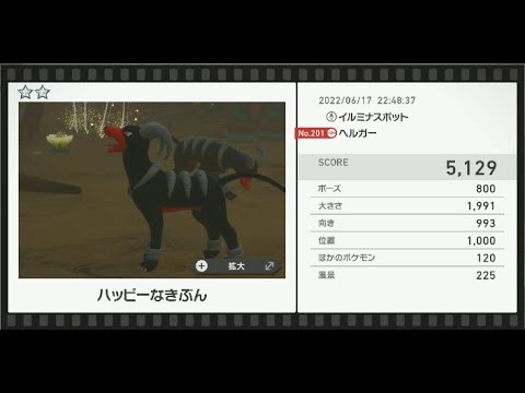 Newポケモンスナップ　★2ヘルガー【5129】
