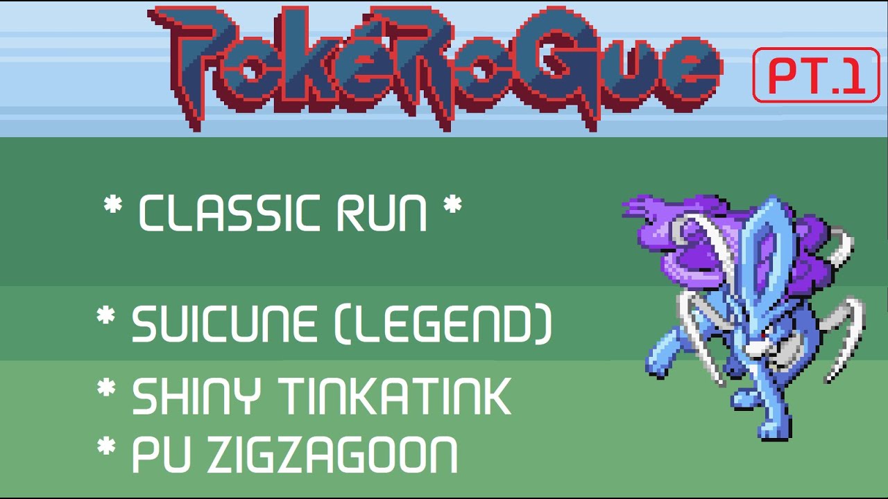 PokeRogue Classic Run - Suicune, Shiny Tinkatink