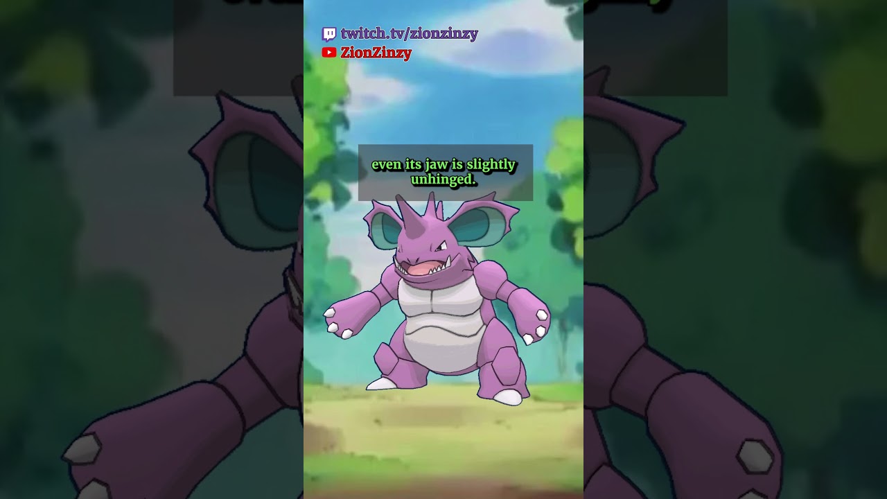 Nidoking is almost alien-like, but is the perfect power fantasy || #pokemon & #shinypokemon rating