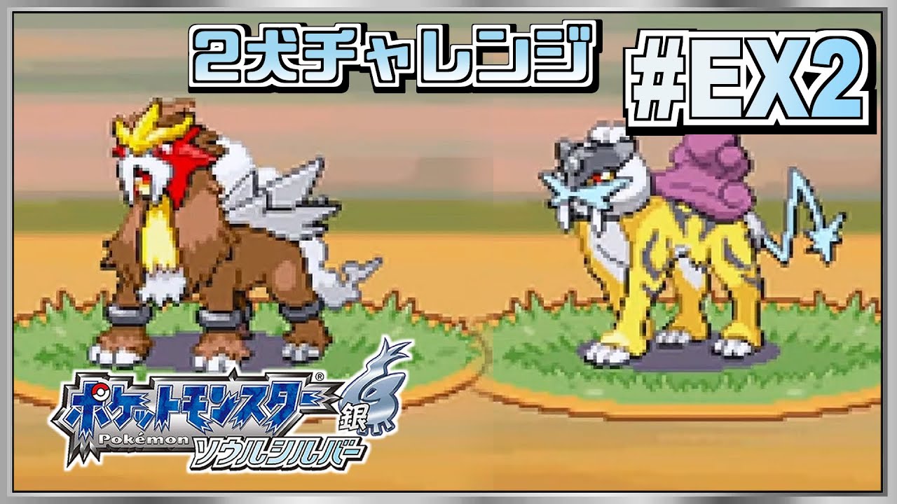 【ポケモン HGSS】徘徊する2犬を捕まえたいソウルシルバー#EX2【Pokémon Soul Silver】