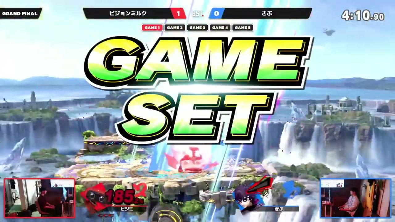 BeeSmash U1700 #2 GF - きぶ (ジョーカー) vs ピジョンミルク (ロボット) スマブラSP オフ大会