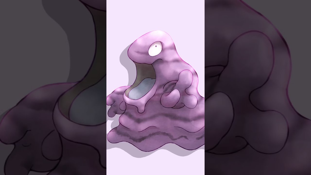 【イラストメイキング】ベトベター(ポケットモンスター)【15秒版】※フル版は別途動画にて