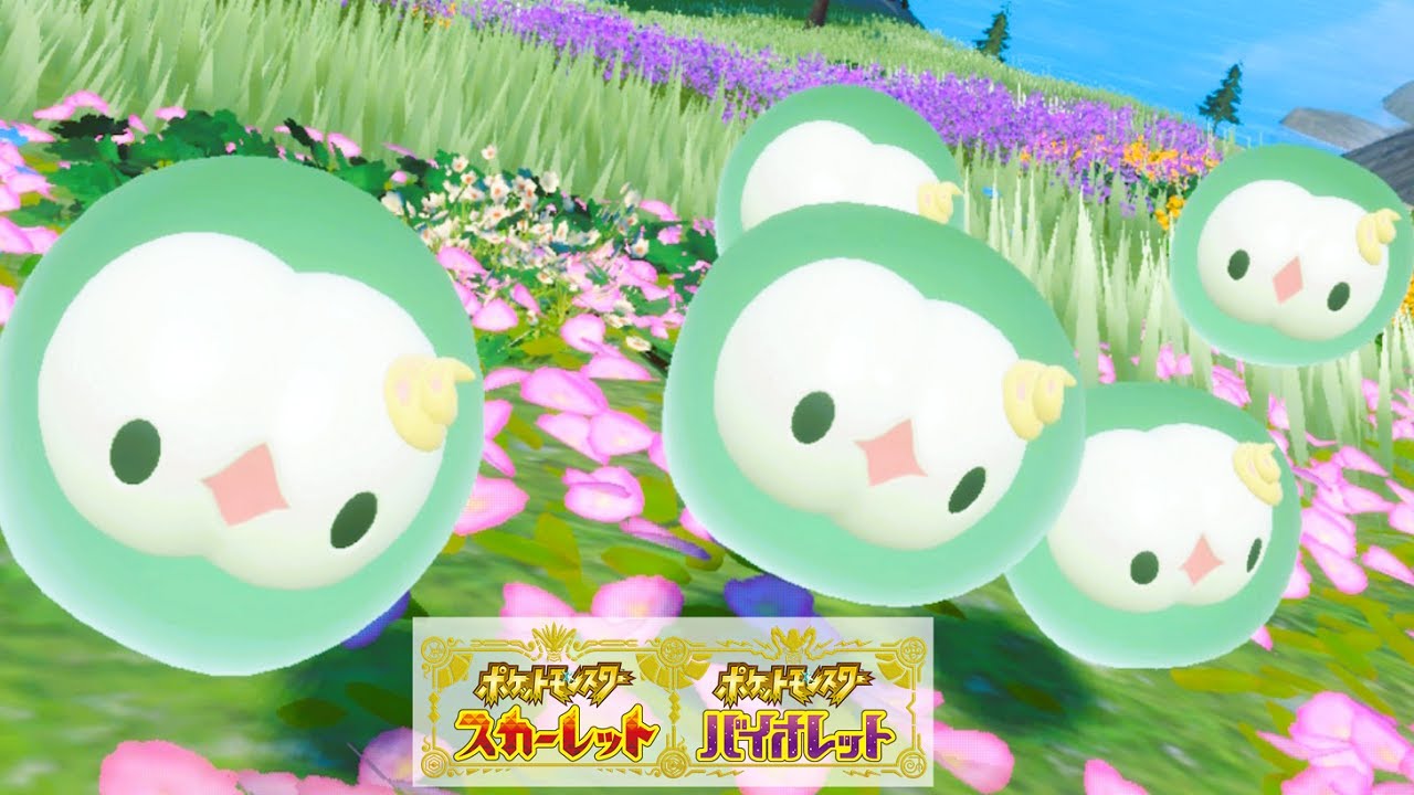 ユニラン６匹に囲まれて癒されピクニック【ポケモンSV】