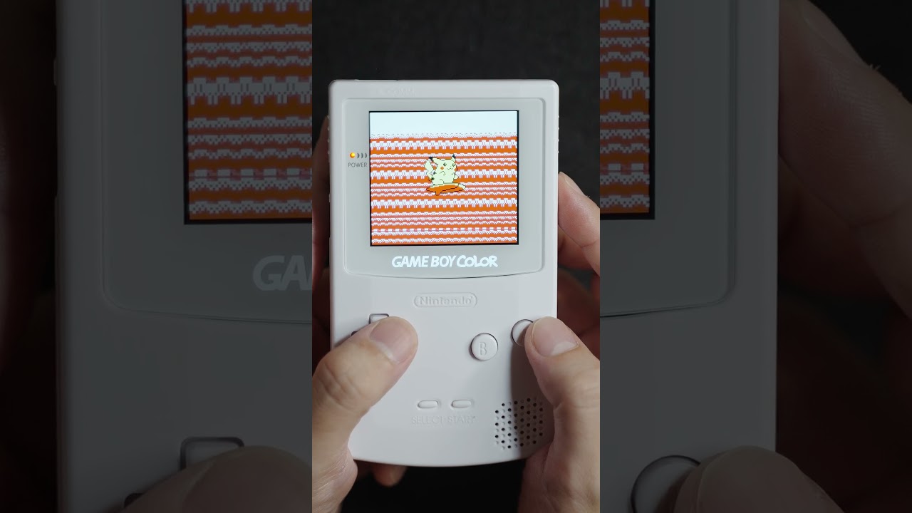 ポケモン ピカチュウ / #gameboycolor #retrogaming #ゲームボーイ #pikachu