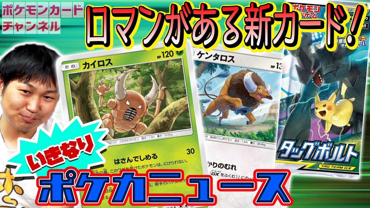 【ポケカ最新情報】ロマンあふれる面白性能！カイロス＆ケンタロス
