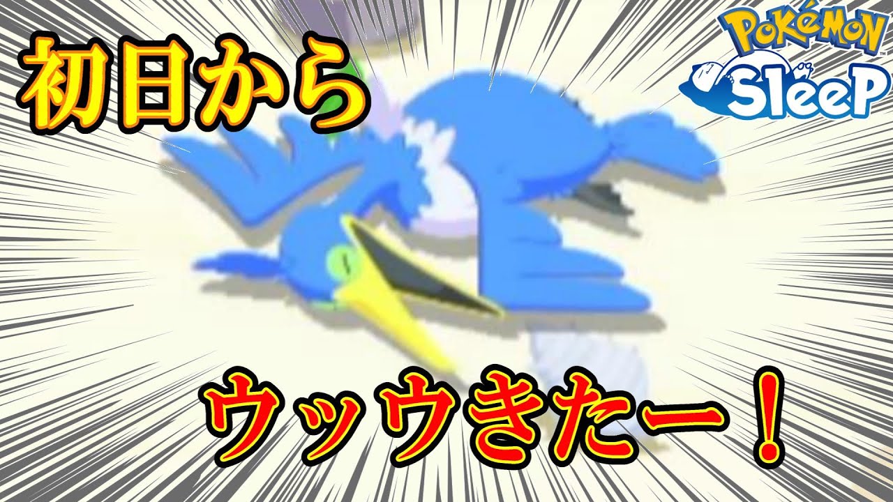 【シアンいいわ～】初日からウッウが来てくれました！　性能がいいらしいが果たして・・・・・・。