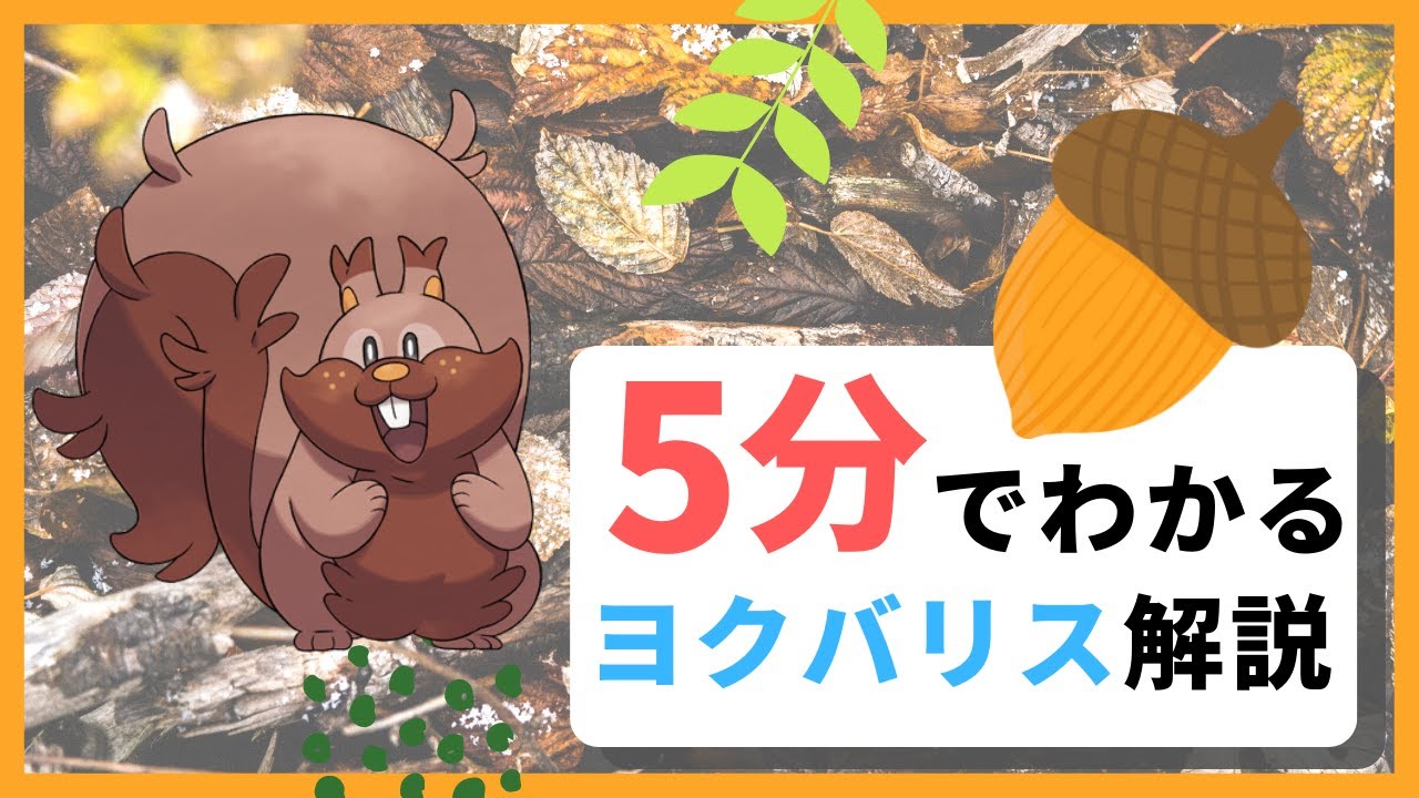 【ポケモンユナイト】5分でわかるヨクバリス解説
