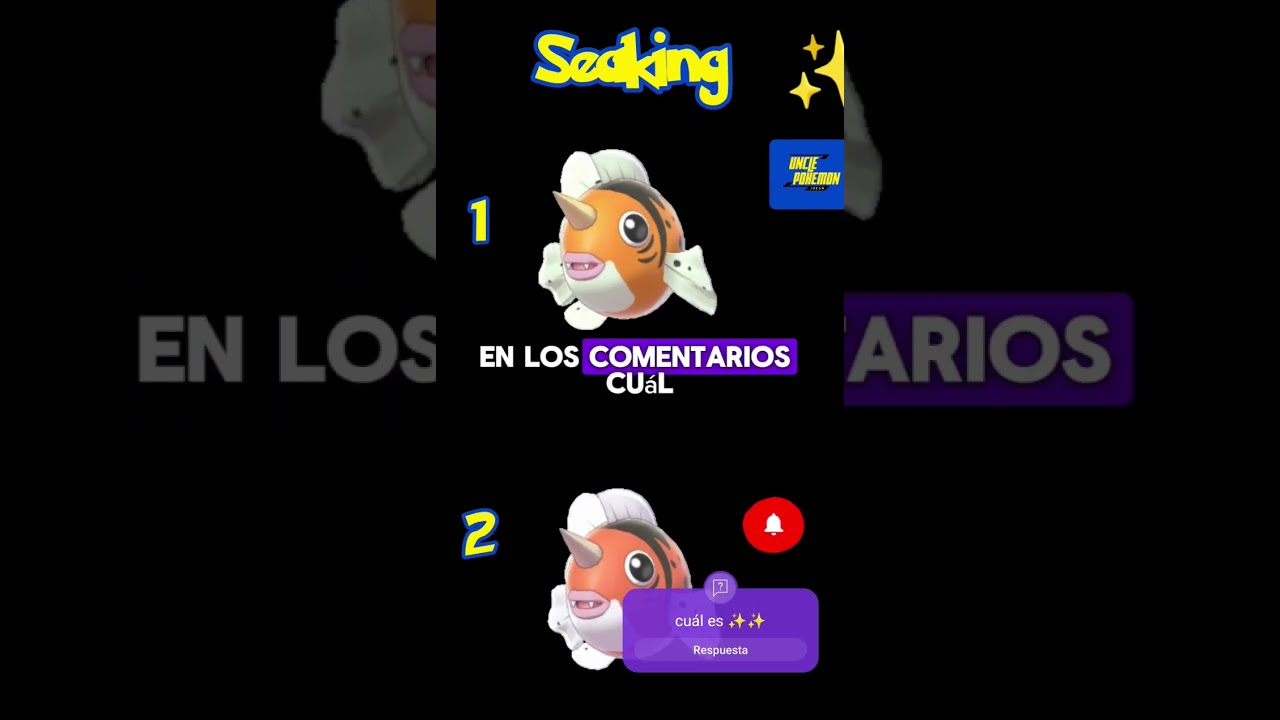 ¡Descubre el Shiny Seaking! ¿Tienes lo que se necesita para adivinarlo? ✨