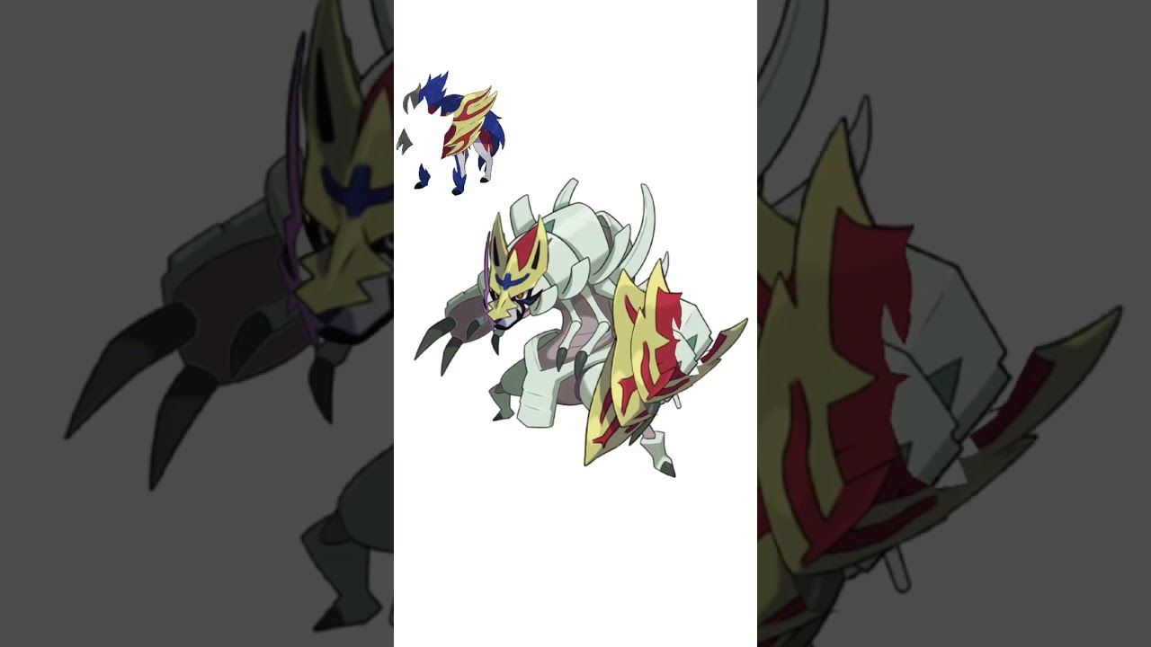 グソクムシャ＋ザマゼンタ合成　#ポケモンフュージョン #改造ポケモン  #伝説のポケモン #最強ポケモン #pokemon