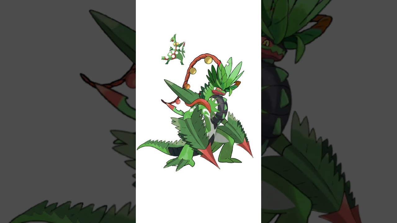 コライドン＋メガジュカイン合成。太古の樹海の主　#ポケモンフュージョン #改造ポケモン  #伝説のポケモン #最強ポケモン #pokemon