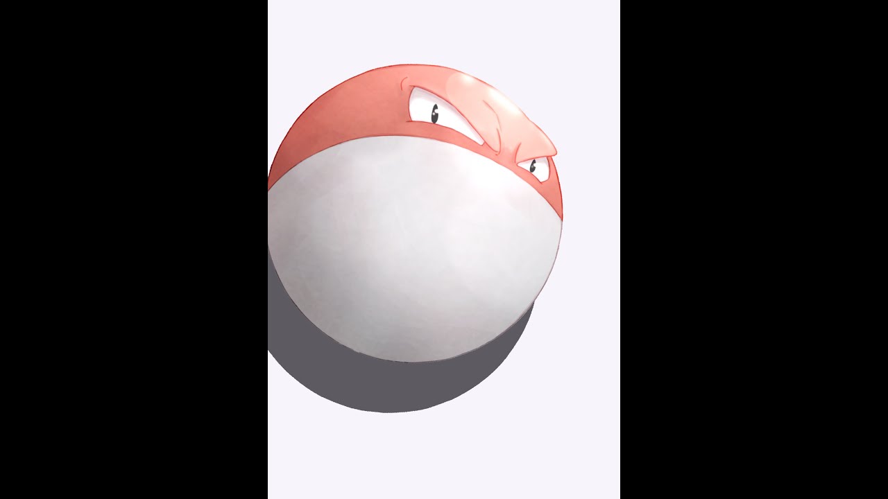 【イラストメイキング】ビリリダマ（ポケットモンスター）【フル版】