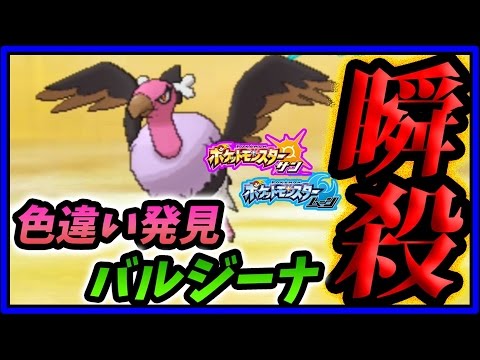 色違いバルジーナを30秒で瞬殺できたんだがｗｗｗサンムーン実況【ポケモンSM】