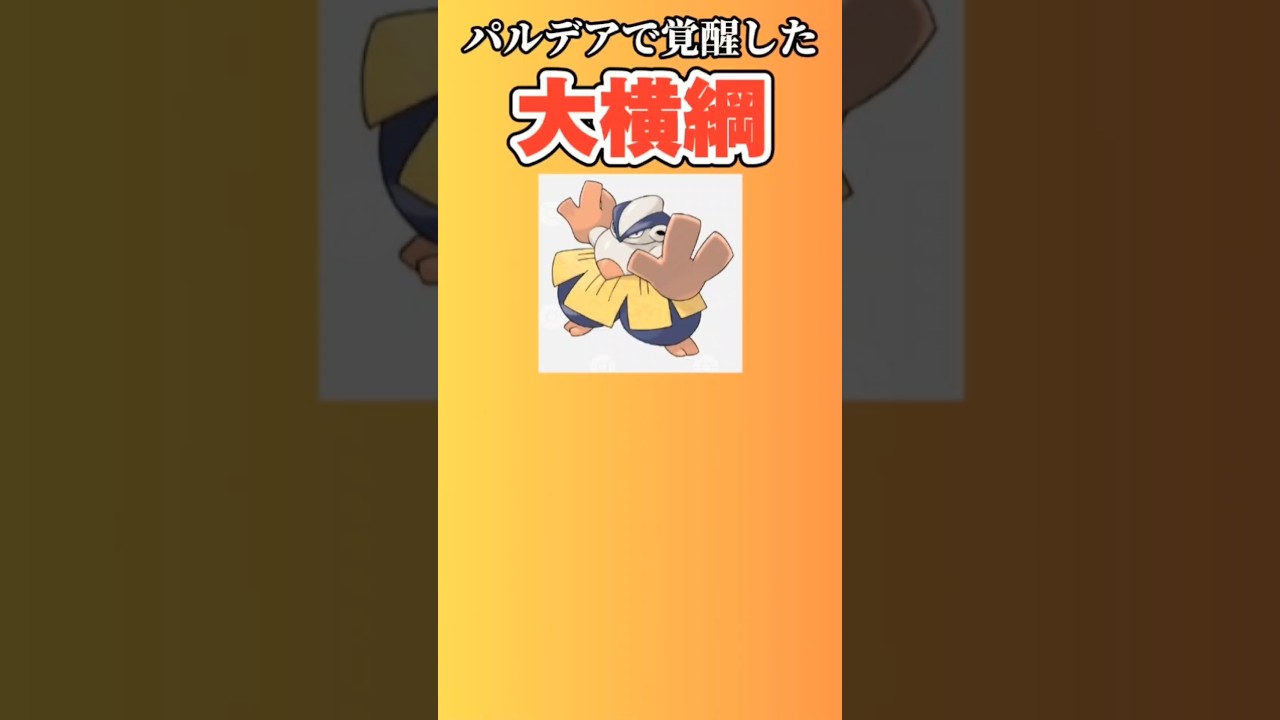 【ポケモン】パルデアで覚醒した大横綱「ハリテヤマ」 #ルビーサファイア#ポケモン