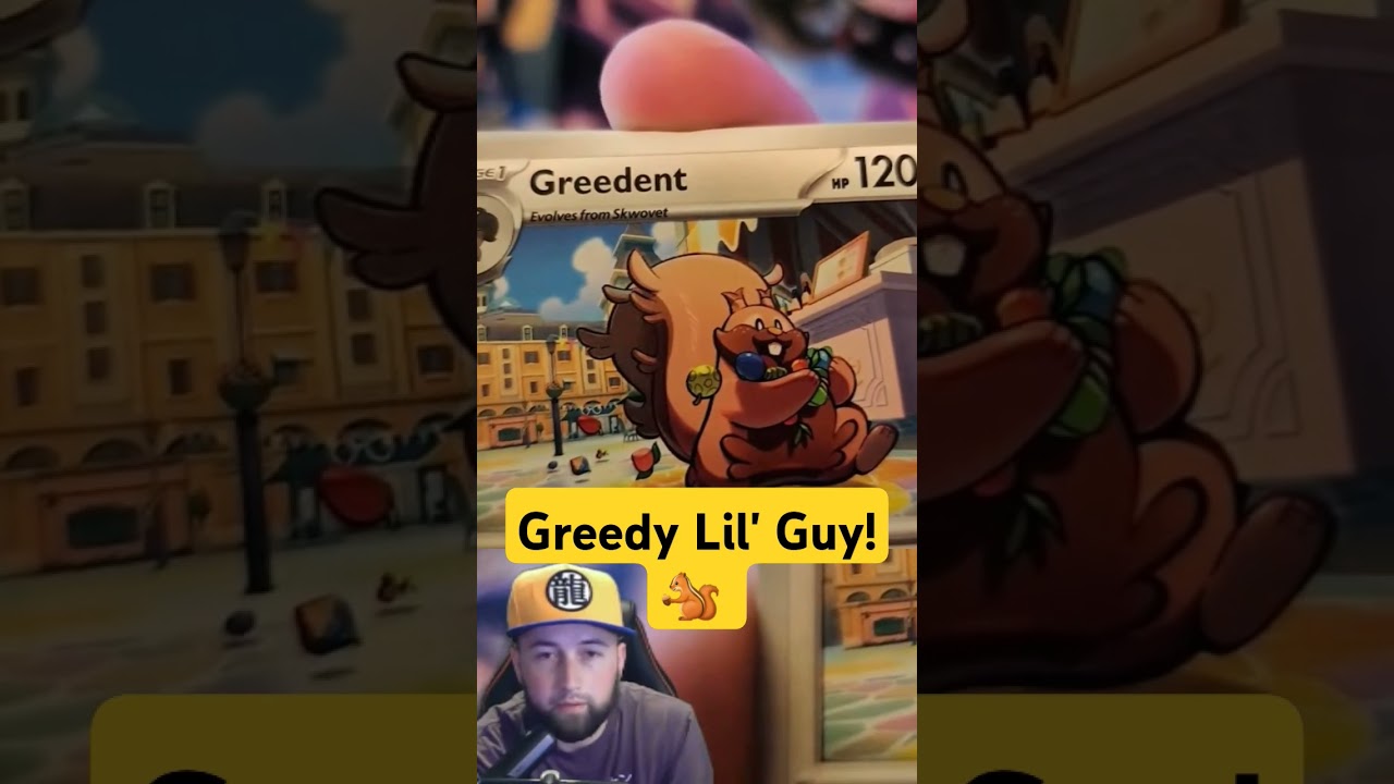 What is Greedent HOLDING??? #pokemon #pokemoncards #pokemontcg