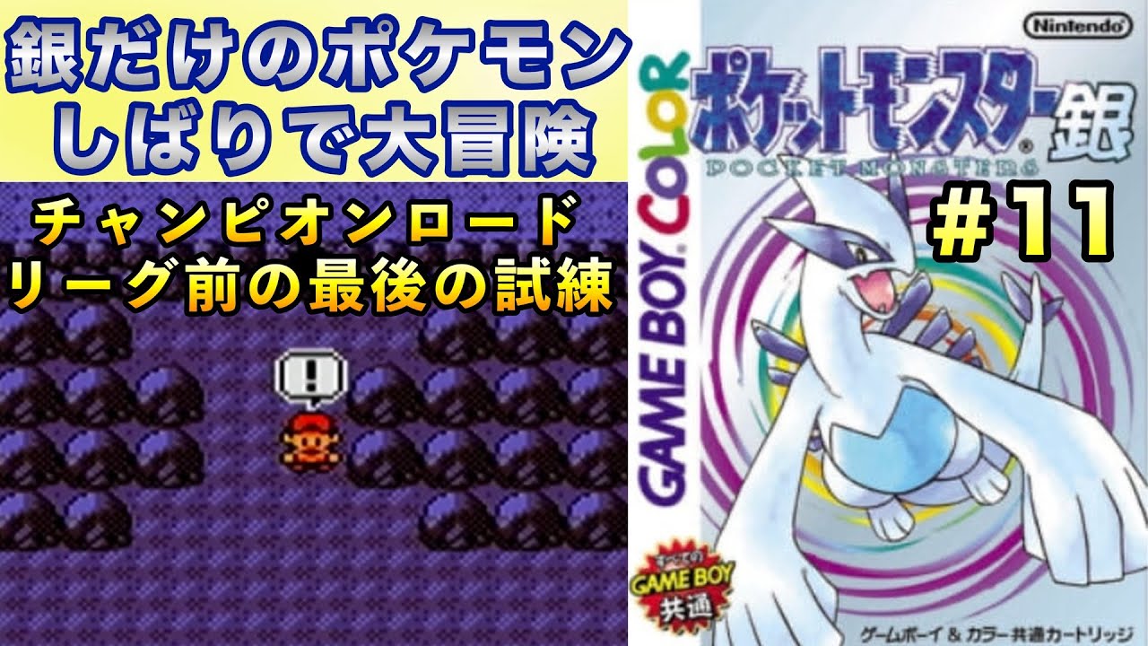 【ポケモン銀】銀だけのポケモンでストーリークリアを目指す大冒険だ〜！＃11【実況プレイ】