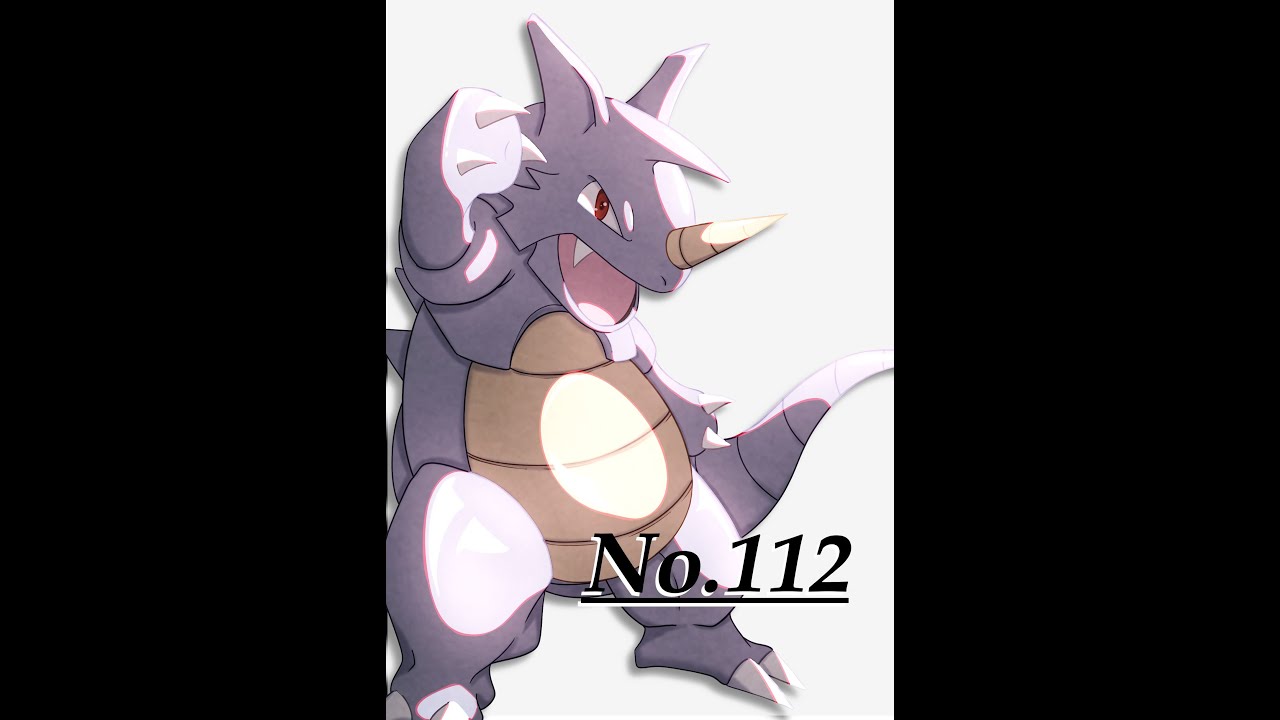 【イラストメイキング】サイドン（ポケットモンスター）【フル版】