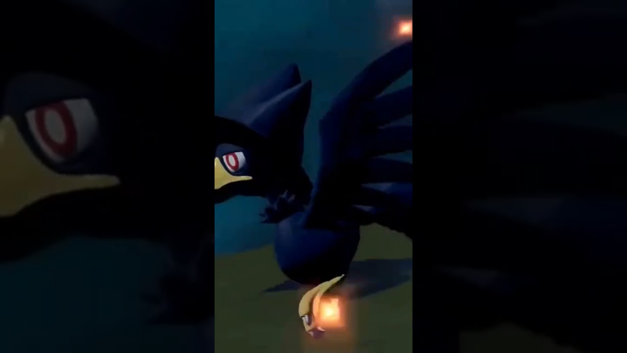 Evolving Murkrow into Honchkrow in  #pokemonlegendsarceus