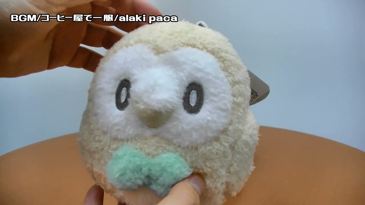 ポケピース　モクローぬいぐるみ　ポケットモンスター【８５点】