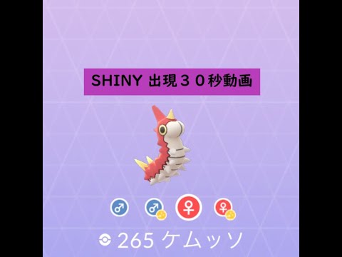 【Pokémon GO】Rarity ”C”＃265 ケムッソ ☆shiny☆#Shorts