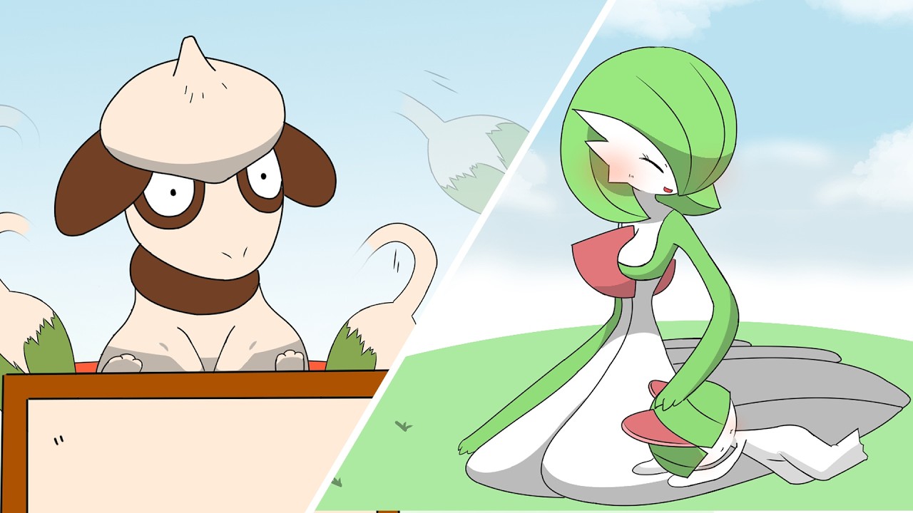 【ポケモン】ドーブル x サーナイト | スケッチ | #ポケモン