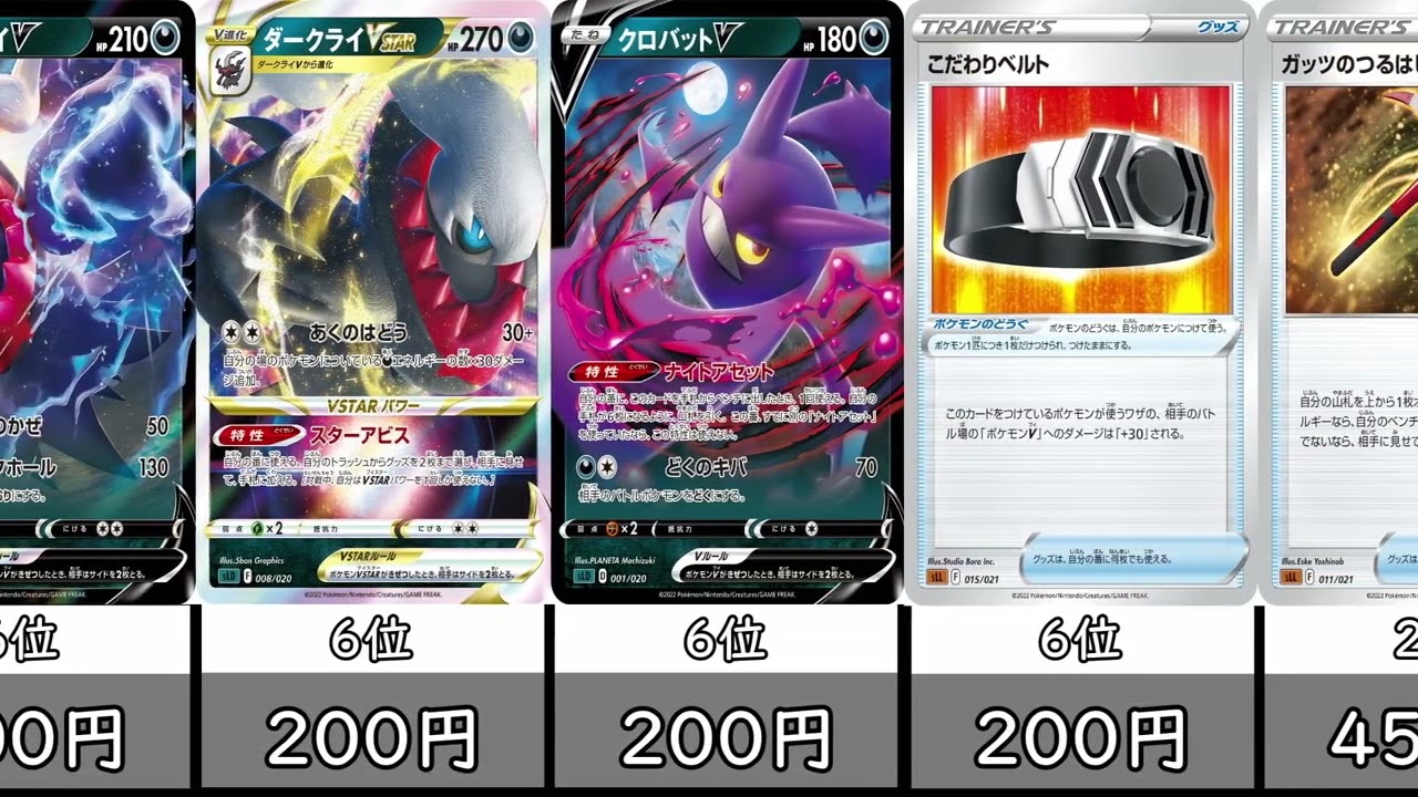 【ポケカ】スターターセットVSTARルカリオ＆ダークライ価格相場ランキング