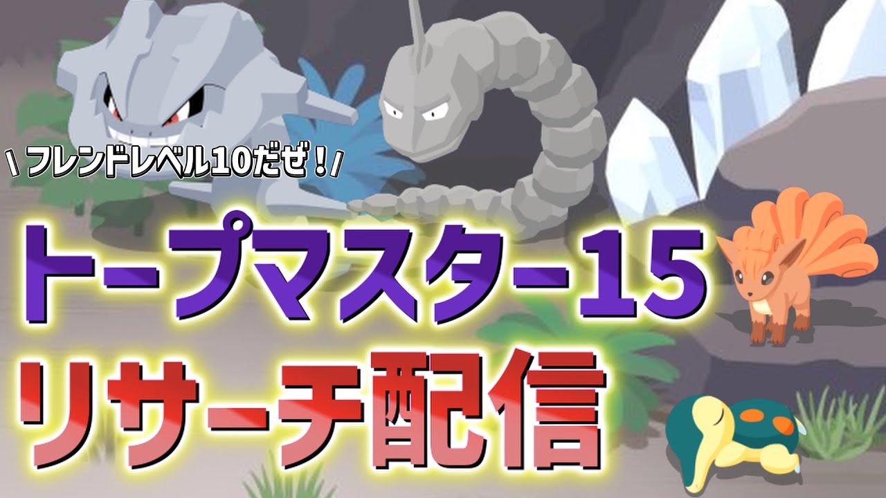 イワークハガネール乱獲リサーチ配信