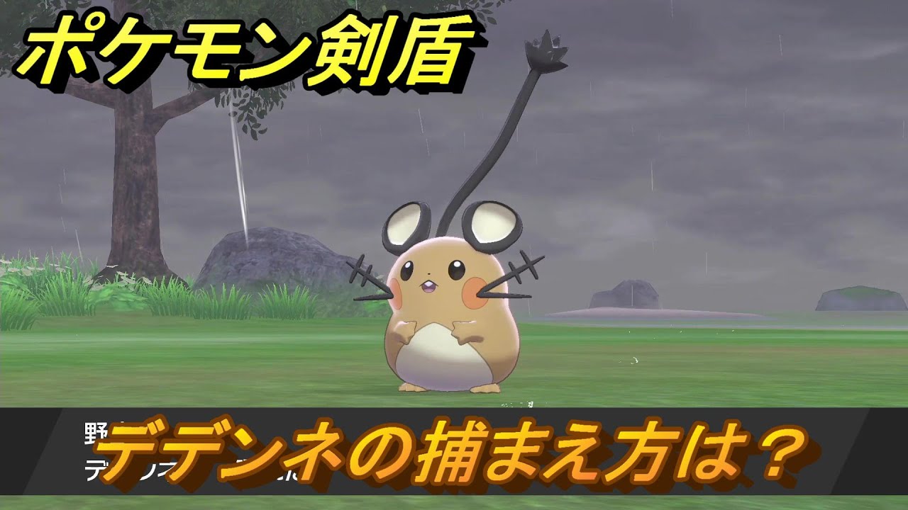 ポケモン剣盾　デデンネを捕まえる方法！オススメの場所は？天気は？ポケモン図鑑コンプへの道！　最新版【ポケモンソード・シールド】