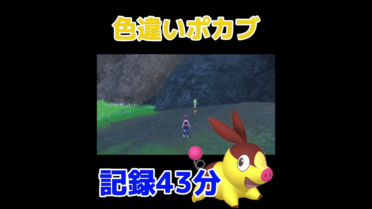 丸焼きにしたい色違いポカブ #ポケモンSV #色違い #パルデア地方