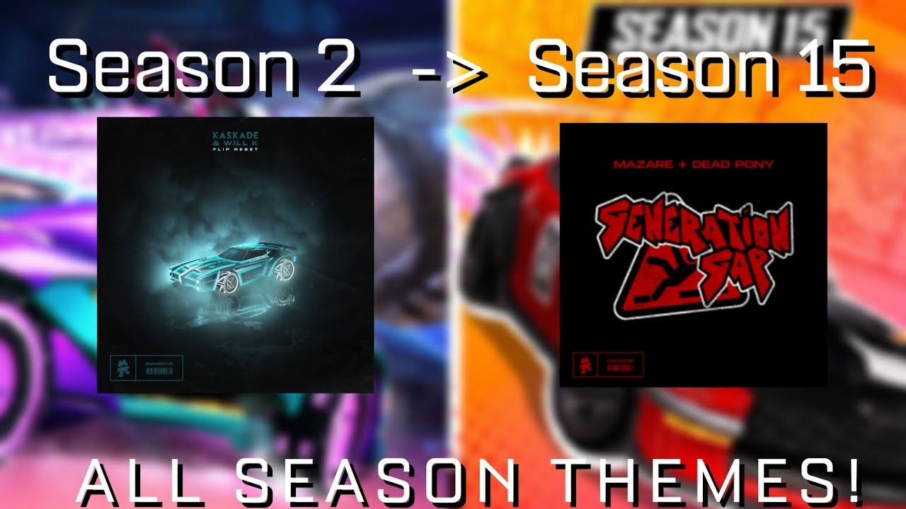 ALL SEASON THEMES IN ROCKET LEAGUE! (Season 2 - Season 15)