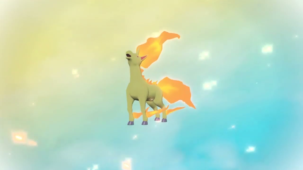 ポケモンレジェンズアルセウス進化シーン ポニータ ギャロップ 023～024