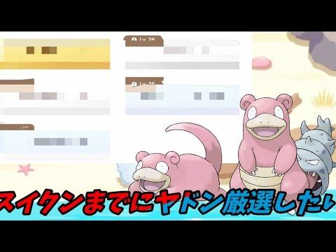 【ポケスリ】スイクンまでにヤドンかコダックを厳選した…【ポケモンスリープ】【POKEMON】