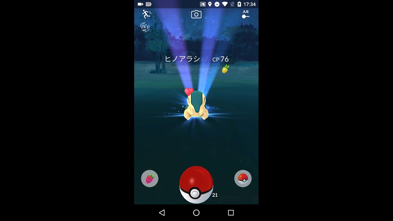 ポケモンGO ヒノアラシ ゲット