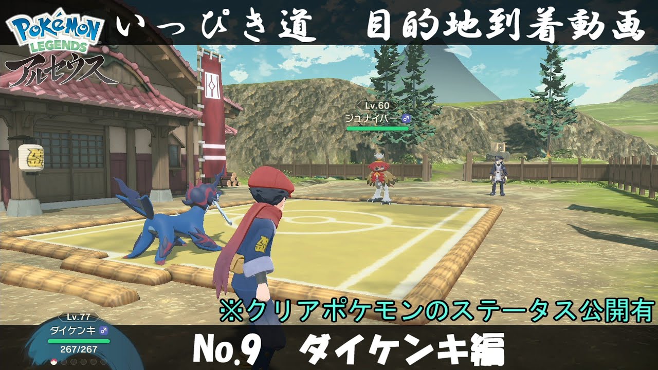 【いっぴき道攻略】No.9 ダイケンキ編【Pokémon LEGENDS アルセウス】