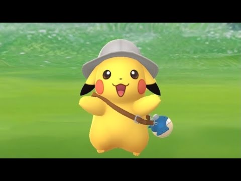 ポケモンGO 探検帽子ピカチュウ ホエルコバック 鳴き声 期間限定