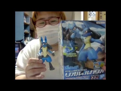 【ポケモンプラモシリーズ②】　リオルとルカリオののプラモを作ってみたよ☆