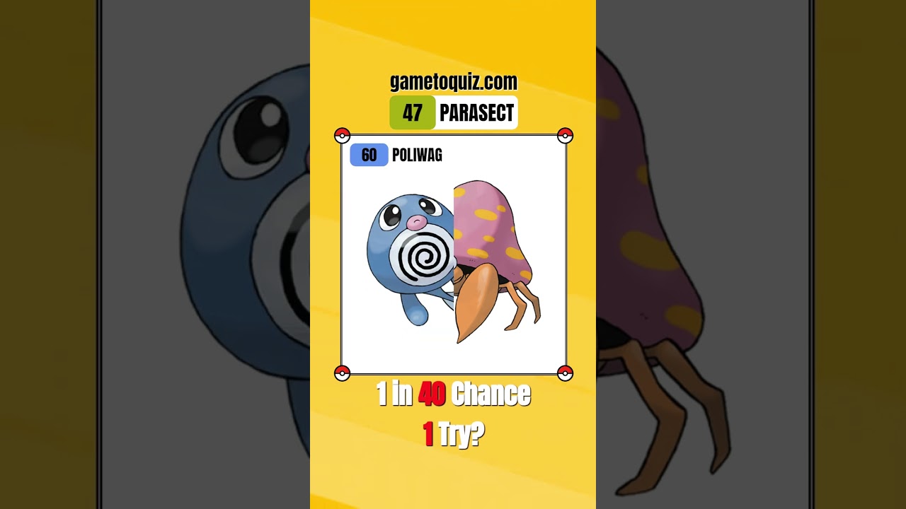 Pokémon Quickness Test(PARASECT)