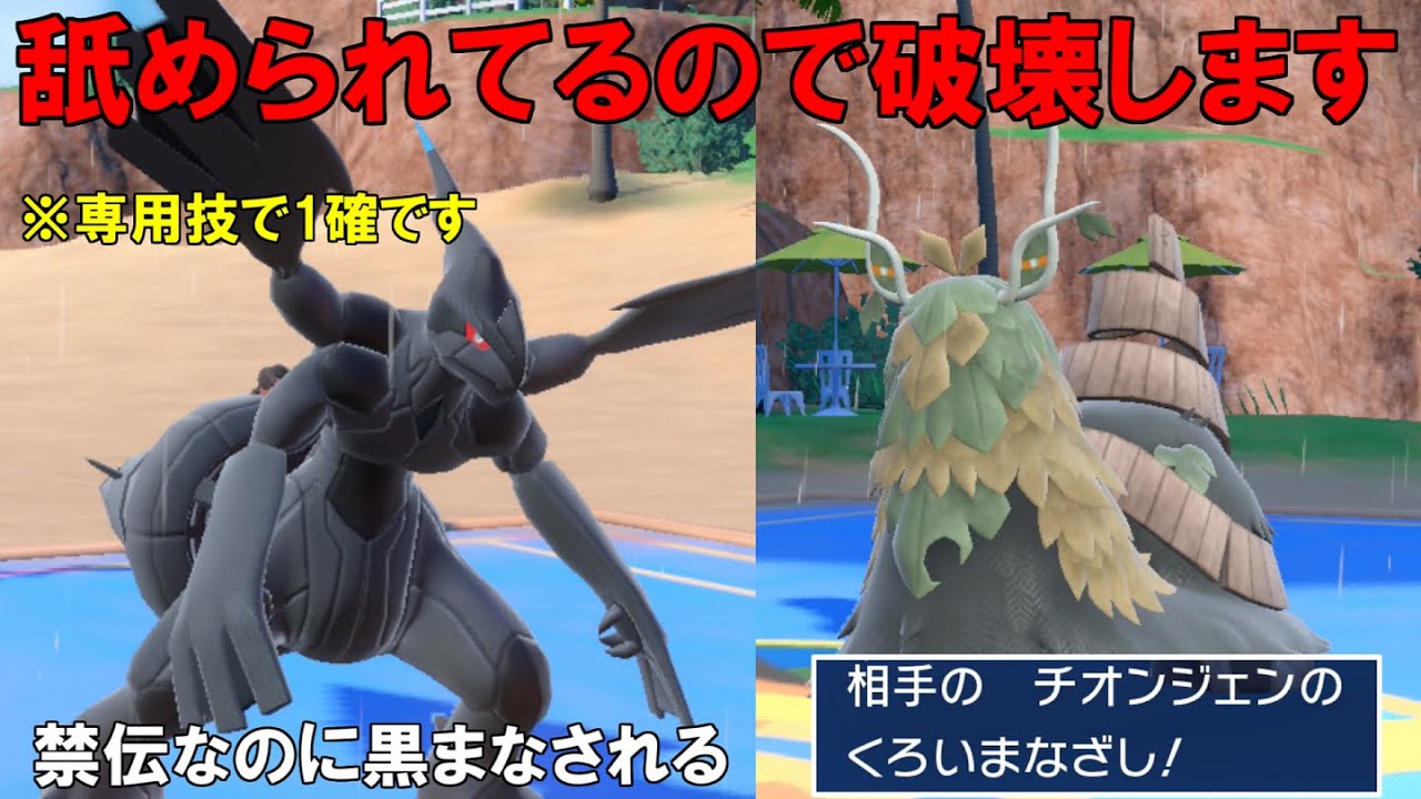 竜舞を1度積んでしまったらもう止まらな`テラ電ゼクロム`の火力がヤバすぎて切断されますｗ【ポケモンSV】