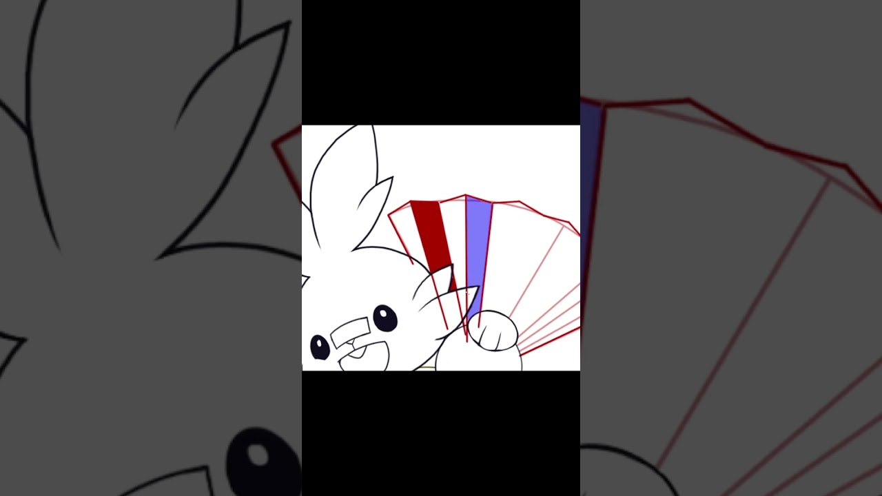 ヒバニーと鏡餅描いてみた #Shorts