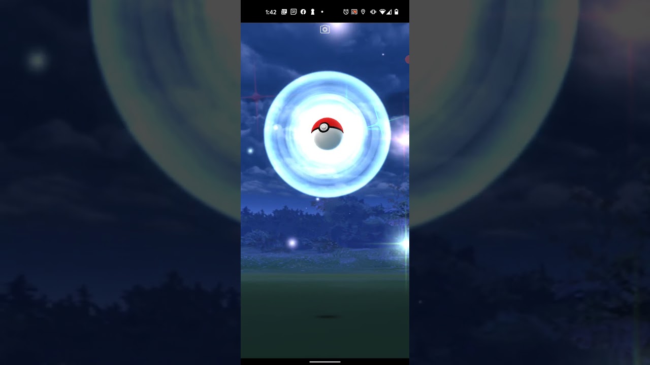 【ポケモンGO】ヒラリと360ジャンプがカワイすぎるクサイハナをワンショット・エクセレント・カーブボールでゲットしただけの動画  #SHORTS